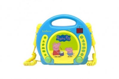 LEXIBOOK  Peppa Pig - Lecteur Cd Karaok&eacute;