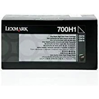 LEXMARK  700H1 - a rendement eleve - noir - original - cartouche de toner - LCCP