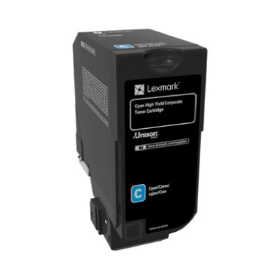 LEXMARK  84c2hce toner cyan, 16k pages