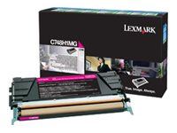 LEXMARK  - &Agrave; rendement &eacute;lev&eacute; - magenta - original - cartouche de toner LRP - pour  CS748de 