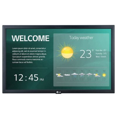 LG  22SM3G Moniteur 22'' FHD LED 60Hz IPS HDMI USB Noir