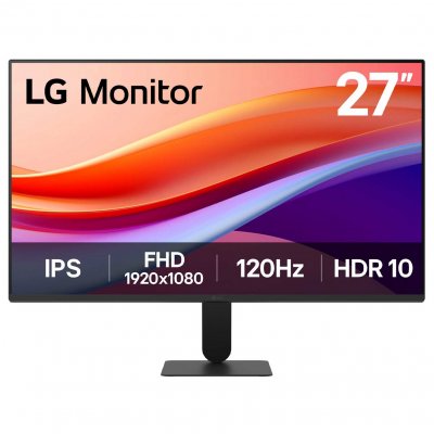 LG  27'' (68,5cm) Moniteur IPS format 16:9 R&eacute;solution UHD 1920x1080 - 27U411A-B