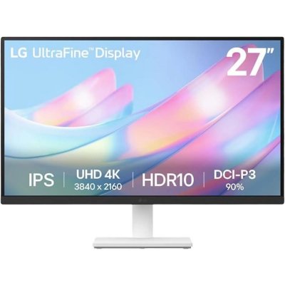 LG  27US550-W 27"" LCD 4K Ultra HD 5 ms Noir, Blanc