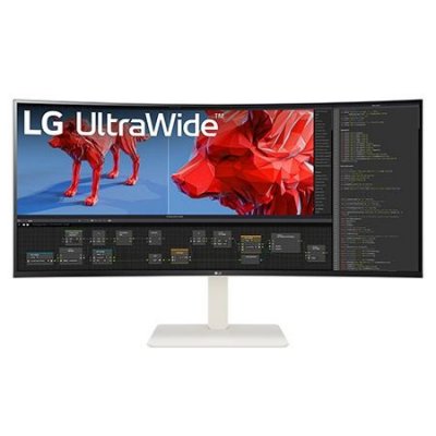 LG  38WR85QC-W &eacute;cran plat de PC 96,5 cm (38"") 3840 x 1600 pixels UltraWide Quad HD LCD Blanc
