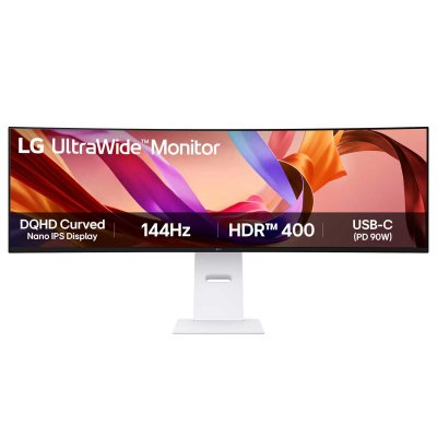 LG  49"" Moniteur UltraWide R&eacute;solution Dual QHD 5120 x 1440 - 49U950A-W