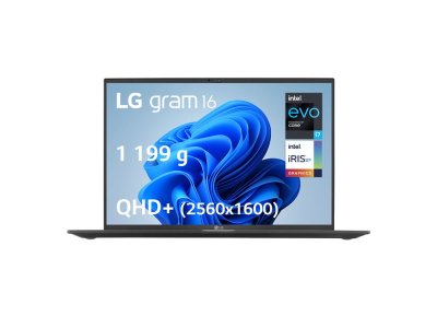 LG  gram 16Z90R-AA78F i7/16/1 16" Intel Core i7-1360P 16 Go RAM 1024 Go SSD Noir