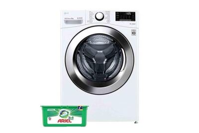 LG  Lave-linge frontal 15kg 1100trs/min Grande capacit&eacute; Wi-fi Machine &agrave; laver hublot