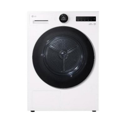 LG  S&egrave;che-linge frontal condenseur 9 kg avec pompe &agrave; chaleur - RH9X76WH
