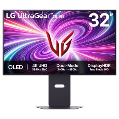 LG  UltraGear 32GS95UV-B &Eacute;cran OLED UltraHD 31,5"" 4K 240 Hz 0,03 ms HDR400 FreeSync Premium Pro