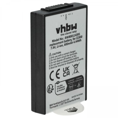  Li-ion batterie 600mah (7.4v) pour appareil photo dslr polaroid cza-05300 pogo, z2300, z230e