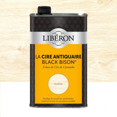 LIBERON  Cire antiquaire Black Bison&reg; Liquide, Incolore, 0,5L