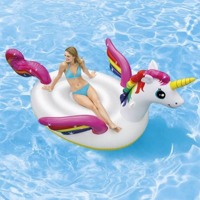 INTEX Licorne gonflable g&eacute;ante pour piscine  287 x 193 x 165 cm