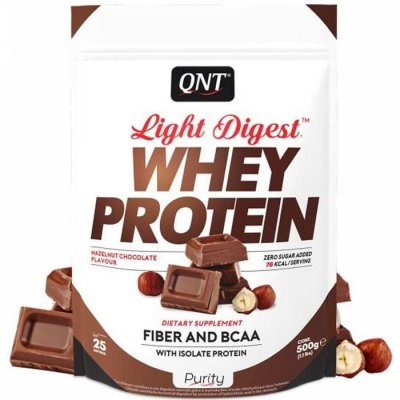 QNT Light Digest Whey Protein (500g)Chocolat Noisette Prot&eacute;ines Minceur
