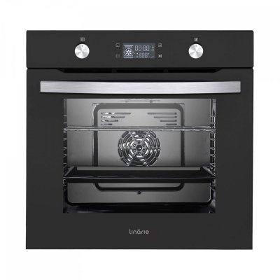 LINARIE  four encastrable labo71mpb 70 litres multifonctions pyrolyse noir 