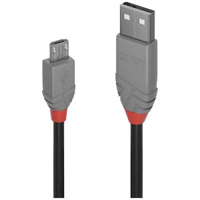 LINDY  Anthra Line - cable USB - USB pour Micro-USB de type B - 5 m