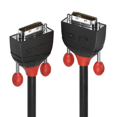 LINDY  Black Line - cable DVI - DVI-D pour DVI-D - 1 m