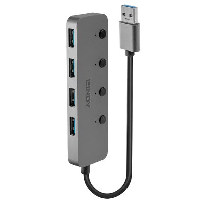 LINDY  - concentrateur (hub) - 4 ports