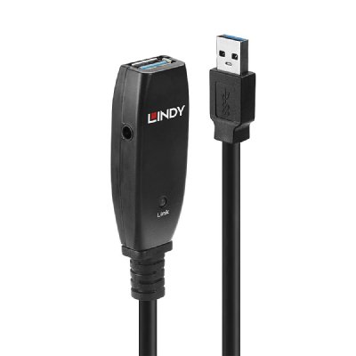 LINDY  - rallonge de cable USB - USB type A pour USB type A - 15 m