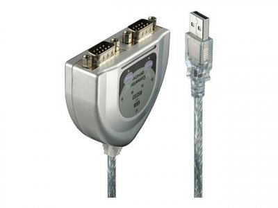 LINDY  USB to Serial Converter - Adaptateur s&eacute;rie - USB - RS-232 x 2