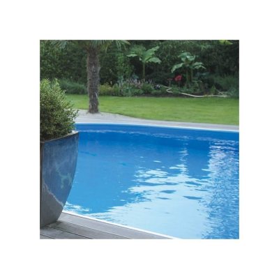 EDG BY AQUALUX INTERNATIONAL Liner piscine - Acier ronde - Fixation overlap - 3.50/3.60x1.22/1.32m