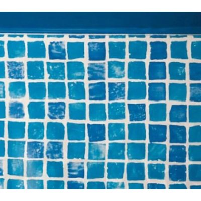 GRE Liner piscine GR&Eacute; ovale 730 x 375 x H.132 cm - Mosa&iuml;que - Mosa&iuml;que