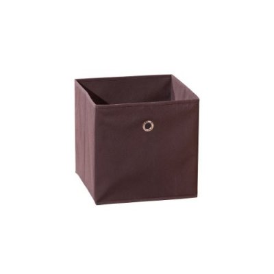 INTER LINK Links 99200200 Winny Bac Rangement Pliable Brun 31,5 x 31,5 x 31 cm