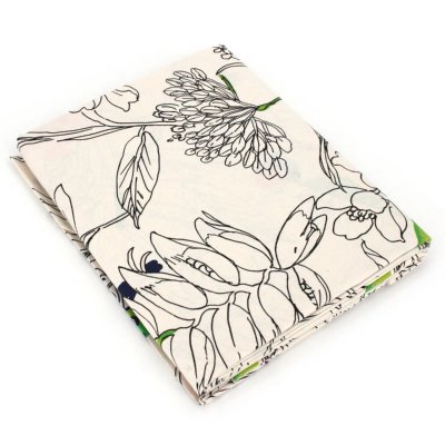 LINNEA  Drap Plat 180x290 cm 100% Coton Amazonia Ecru