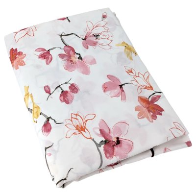 LINNEA  Drap Plat 180x290 cm Percale 100% Coton Elisa Rose