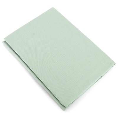 LINNEA  Drap plat uni 180x290 cm 100% coton ALTO vert fleur d'amandier
