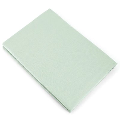 LINNEA  Drap Plat uni 240x310 cm 100% Coton Alto Vert Fleur d'amandier