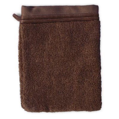 LINNEA  Gant de Toilette 16x21 cm Juliet Marron 520 g/m2