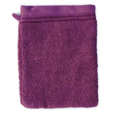 LINNEA  Gant de Toilette 16x21 cm Juliet Prune 520 g/m2