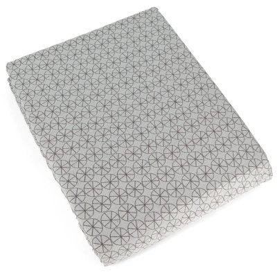 LINNEA  Housse de couette 240x220 cm Satin de coton ETOILE Gris clair