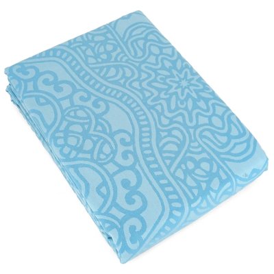 LINNEA  Housse de couette 240x220 cm Satin de coton PANTHEON Bleu clair