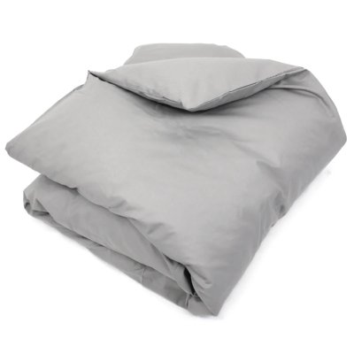 LINNEA  Housse de couette uni 280x240 cm 100% coton ALTO Alu