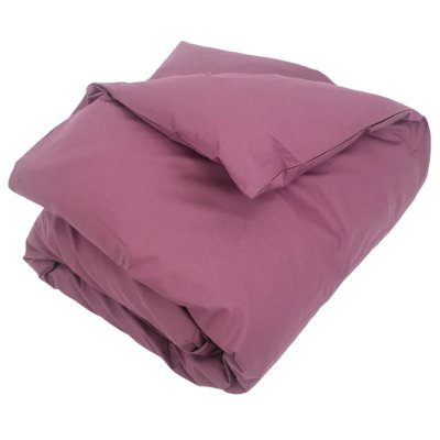 LINNEA  Housse de couette uni 280x240 cm 100% coton ALTO Raisin