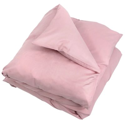 LINNEA  Housse de couette uni 300x240 cm 100% coton ALTO Macaron