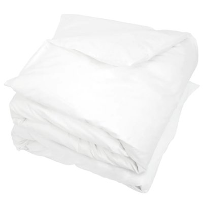 LINNEA  Housse de couette uni 300x300 cm pur percale PRIMO Blanc