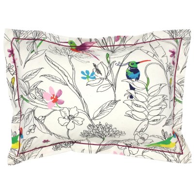 LINNEA  Taie d'oreiller 70x50 cm 100% coton AMAZONIA ecru