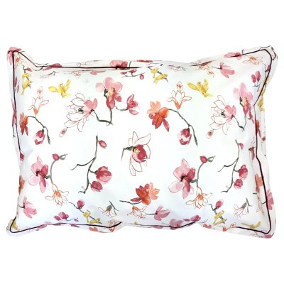 LINNEA  Taie d'oreiller 70x50 cm percale 100% coton ELISA Rose