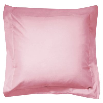LINNEA  Taie d'oreiller uni 65x65 cm 100% Coton Alto Macaron