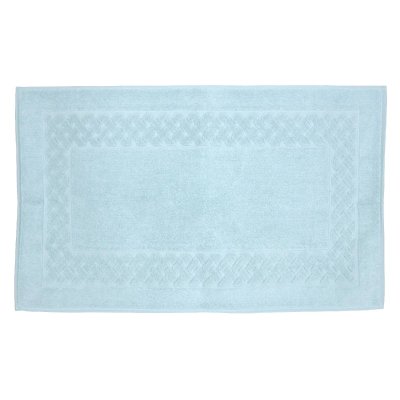 Linnea Tapis de bain 50x80 cm ROYAL CRESENT Bleu P&acirc;le 850 g/m2