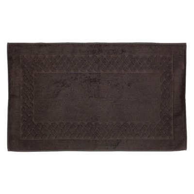 LINNEA  Tapis de Bain 50x80 cm Royal Cresent Chocolat 850 g/m2