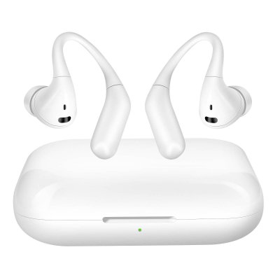 LINQ  &Eacute;couteurs Bluetooth Crochet d'Oreille &agrave; Commande Tactiles Blanc