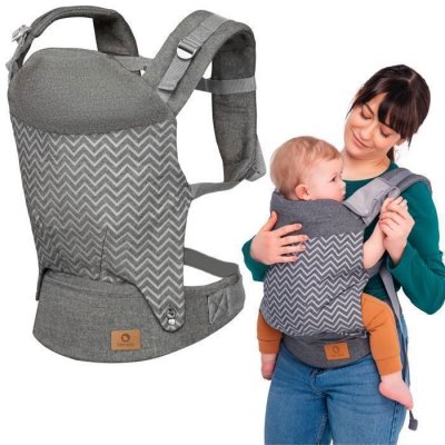 LIONELO  Porte b&eacute;b&eacute; Margareet ergonomique 3 positions - Gris