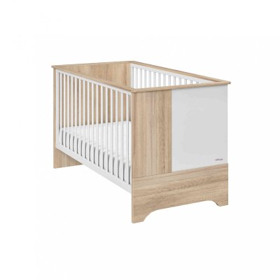 GALIPETTE Lit b&eacute;b&eacute; &eacute;volutif en lit junior Sacha ch&ecirc;ne du bocage (70 x 140 cm)