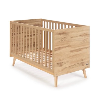 MICUNA Lit b&eacute;b&eacute; &eacute;volutif Martha finition ch&ecirc;ne (140 x 70 cm)