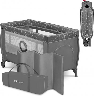 LIONELO Lit b&eacute;b&eacute;  stefi plus gris white LO-STEFI PLUS GREY WHITE
