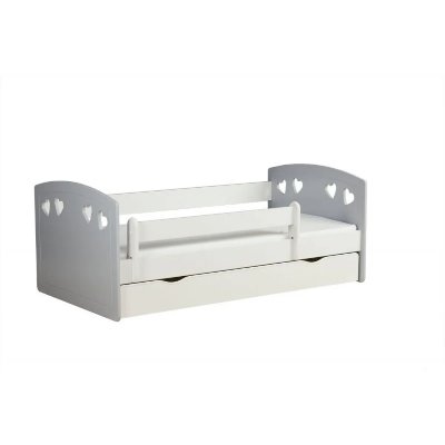 GENERIQUE Lit Enfant &agrave; barri&egrave;re 160x80 cm avec tiroir - matelas non inclus