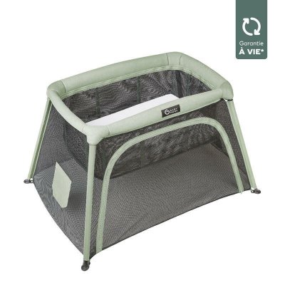 BABYMOOV Lit Parapluie Moov & Comfy Avec Berceau Int&eacute;gr&eacute; Vert De 